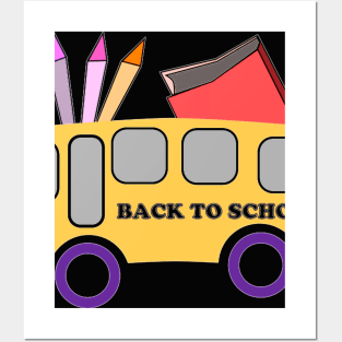 Preppy school supplies Posters and Art